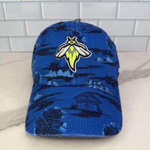 Columbia Fireflies Hat Cap Strap Back Mens One Size Blue MILB‎ Baseball Tropical